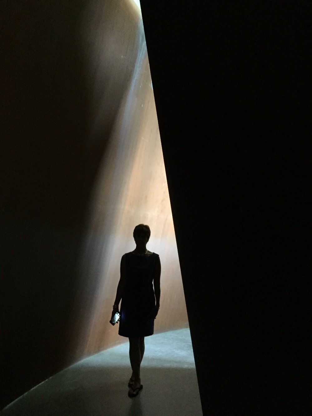 Fine art photography print honoring sculptor Richard Serra — a meditative study in steel, space, and silence — by Miriam Schulman